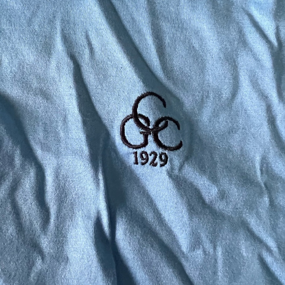 Oxford golf blue polo - Picture 2 of 4